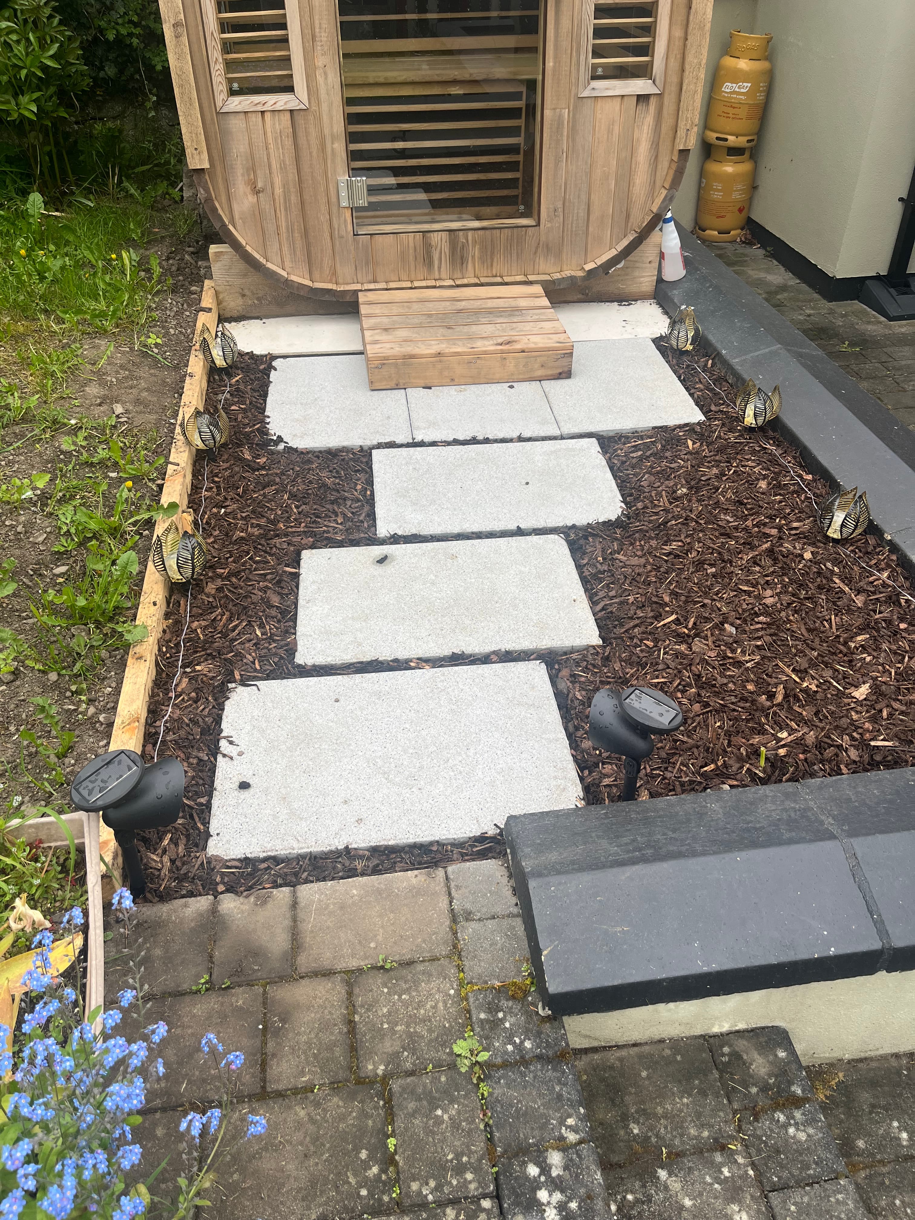 Sauna and outdoor terrace
