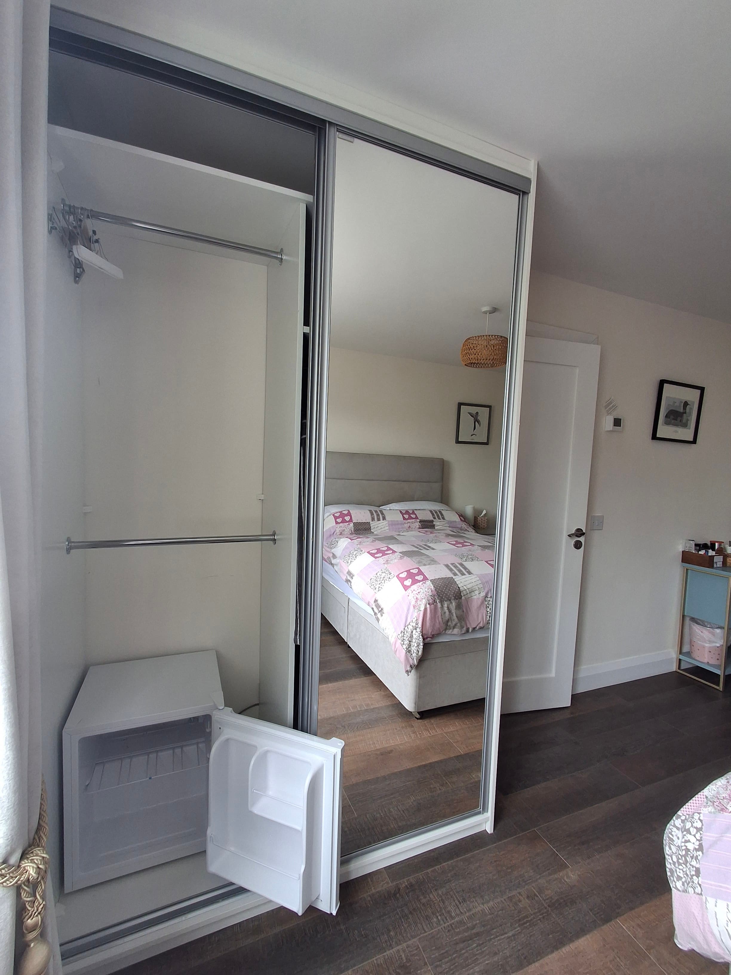 Room 1 — Wardrobe storage